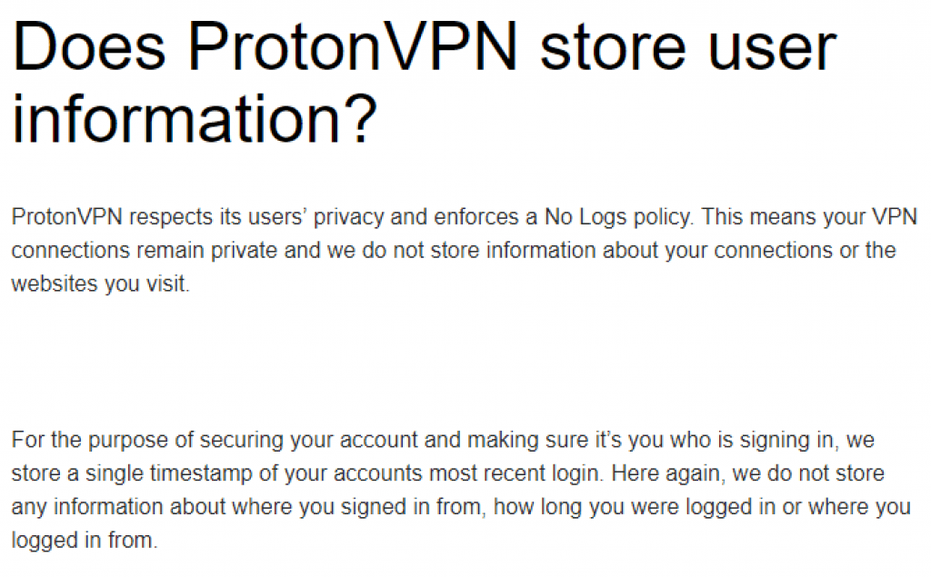no-log protonvpn